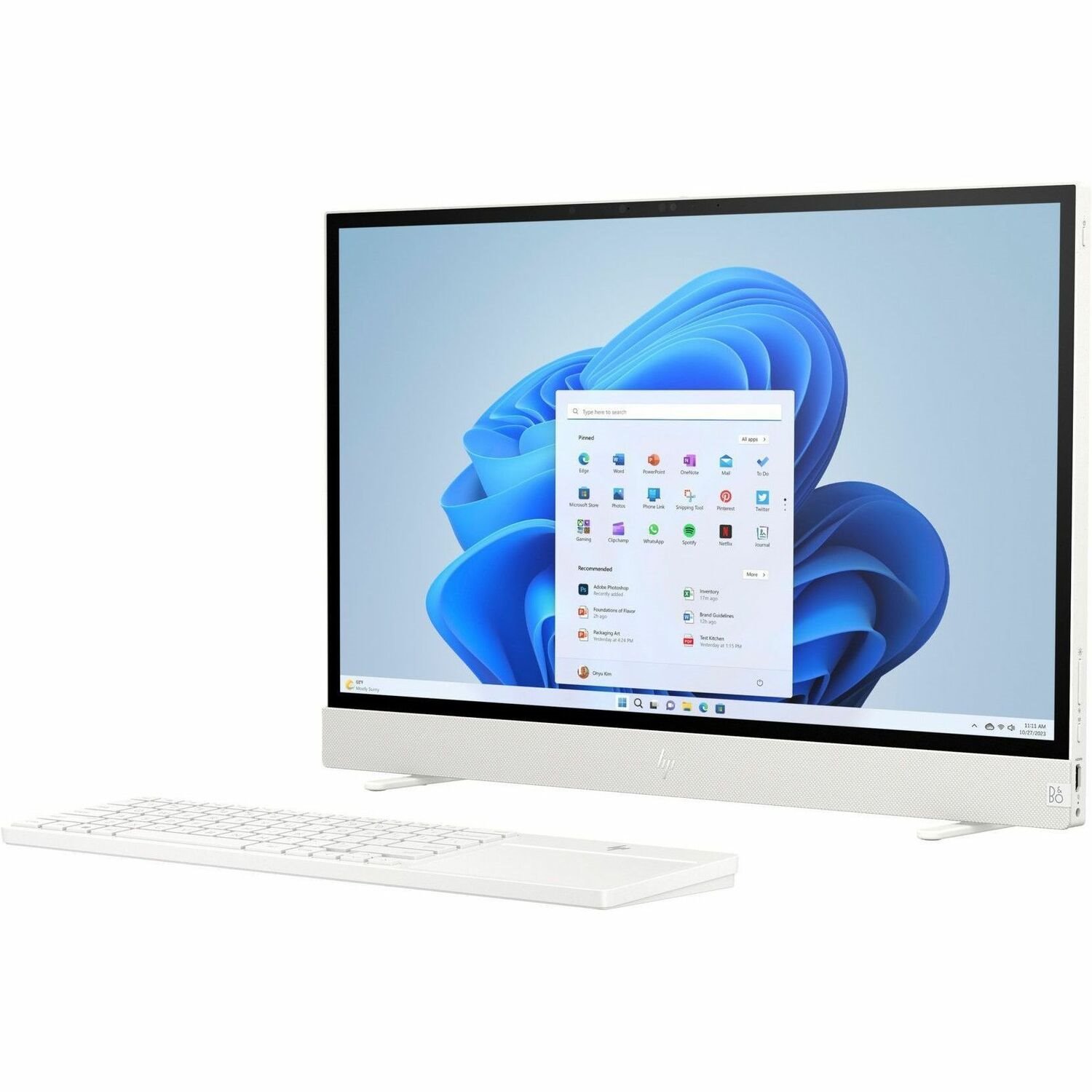 HP Envy Move 24-cs0040 All-in-One Computer - Intel Core i3 13th Gen i3-1315U - 16 GB - 512 GB SSD - 23.8" QHD Touchscreen - Desktop - Shell White