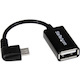 StarTech.com 5in Right Angle Micro USB to USB OTG Host Adapter M/F