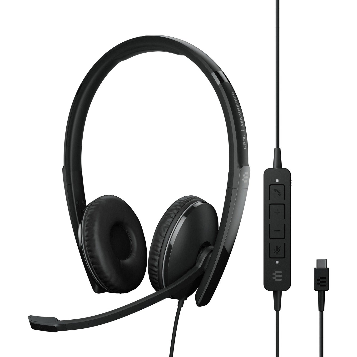 EPOS ADAPT ADAPT 160 ANC USB-C Wired On-ear Stereo Headset - Black