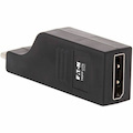 Eaton Tripp Lite Series USB-C to DisplayPort Vertical Adapter (M/F) - USB 3.1, Gen 1, Thunderbolt 3, 4K @ 60 Hz, Black