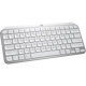 Logitech MX Keys Mini Minimalist Wireless Illuminated Keyboard, Compact, Bluetooth, USB-C, Pale Gray