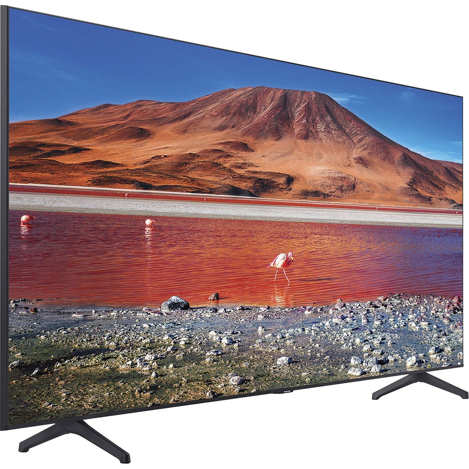Samsung Crystal TU7000 UN55TU7000F 54.6" Smart LED-LCD TV 2020 - 4K UHDTV - Titan Gray, Black