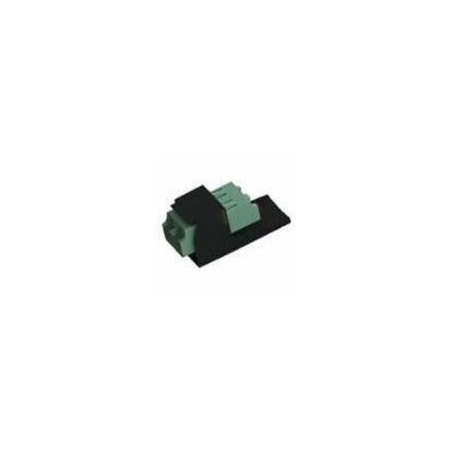 Panduit Mini-Com Green LC Duplex, Black Module