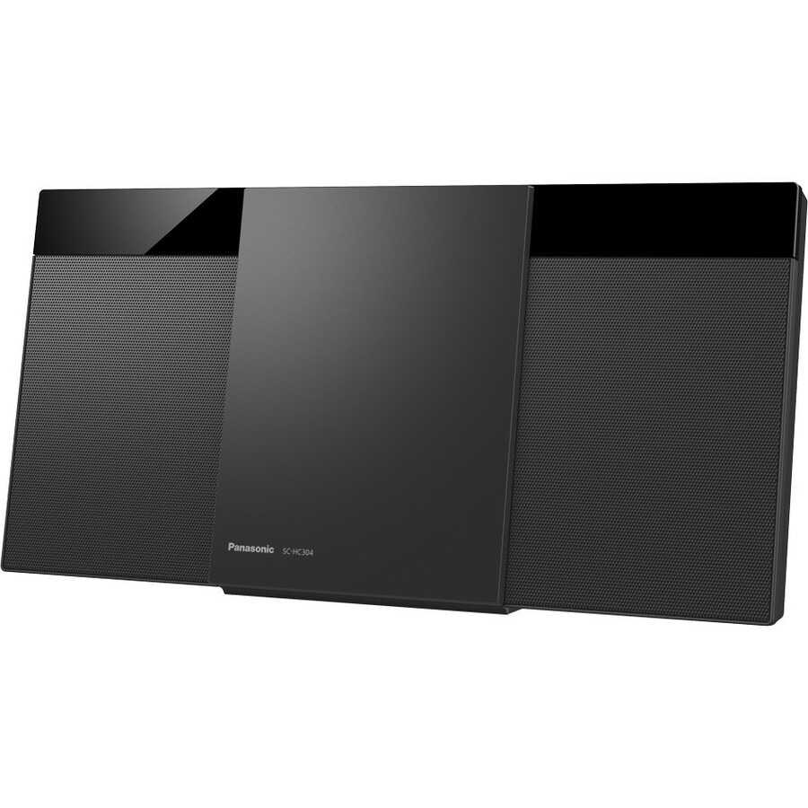 Panasonic SC-HC304 Micro Hi-Fi System - 20 W RMS - Black