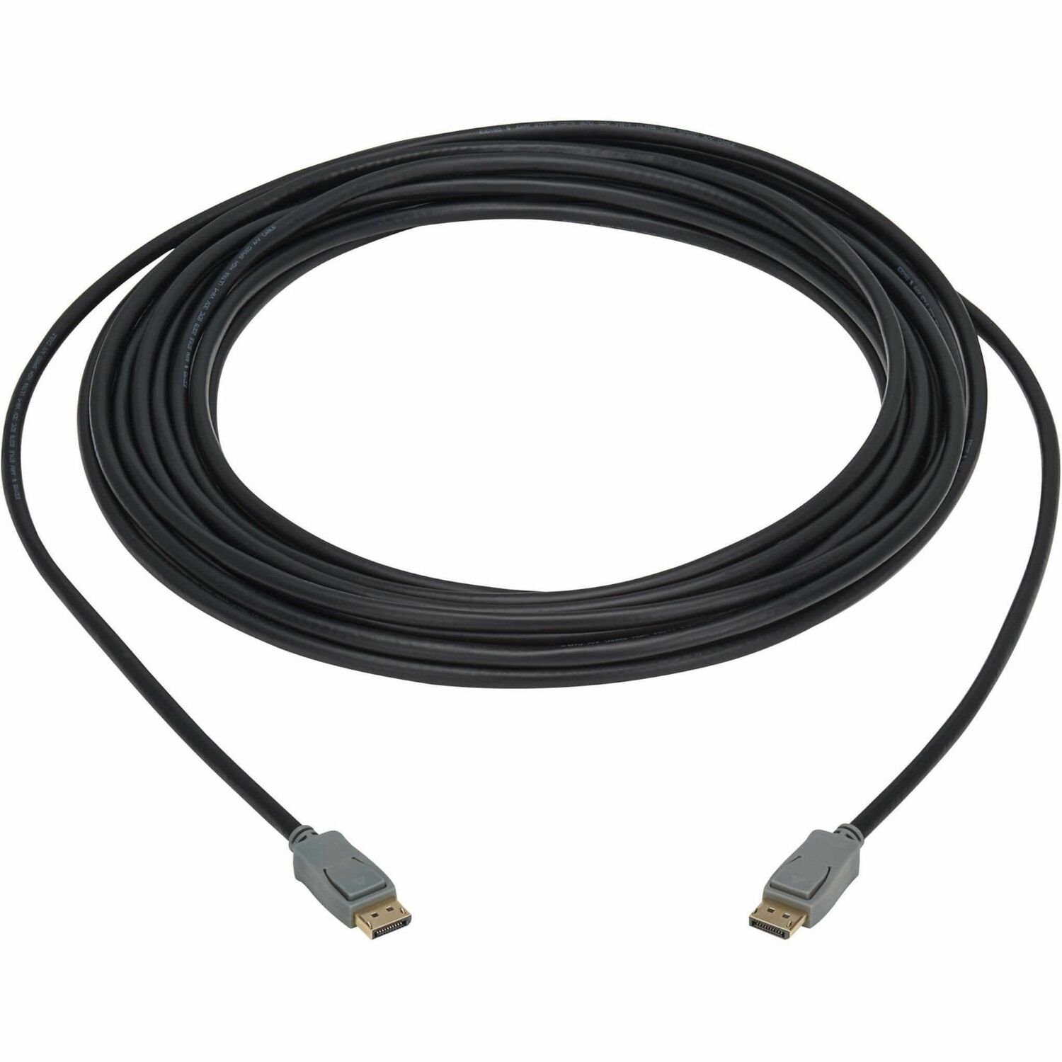 Eaton Tripp Lite Series DisplayPort Cable with Latching Connectors (M/M), 4K 60 Hz, HBR2, 4:4:4, HDCP 2.2, 35 ft. (10.7 m), Black