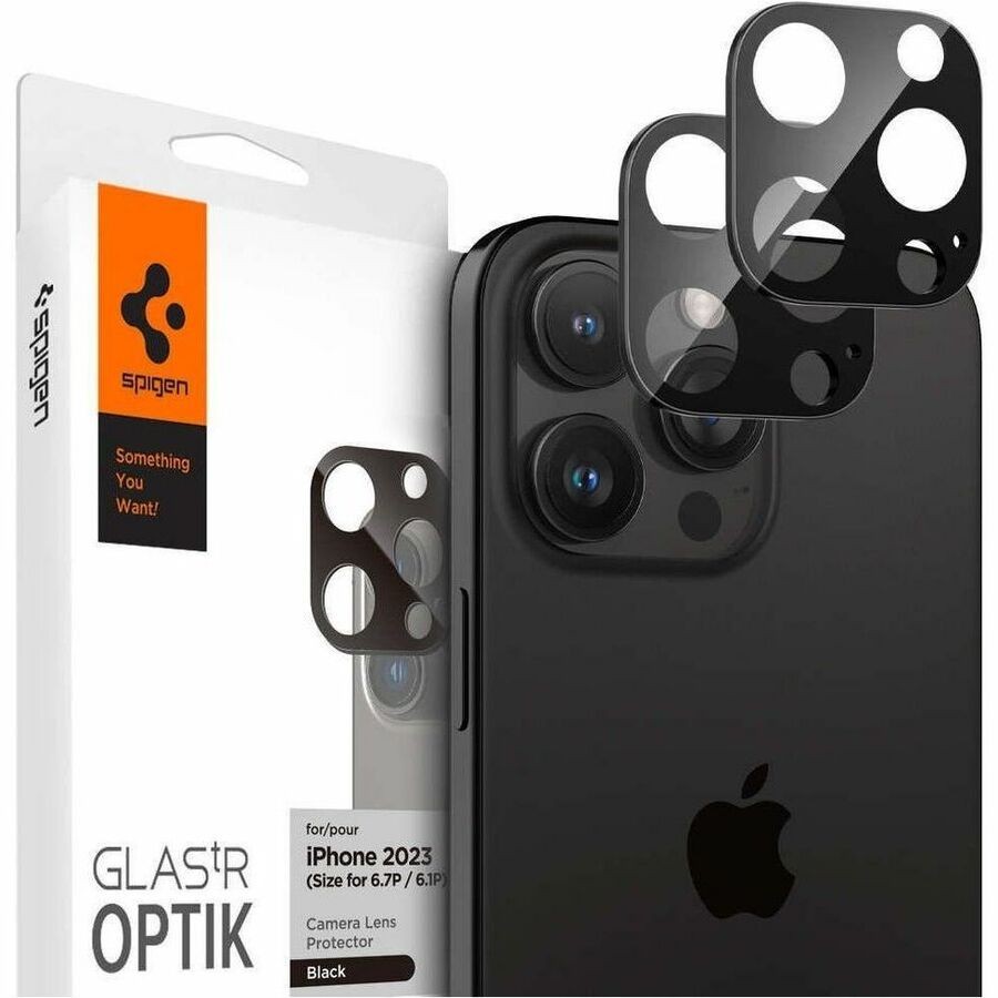 Spigen Glas.tR Optik Cameralensbeschermer - Zwart