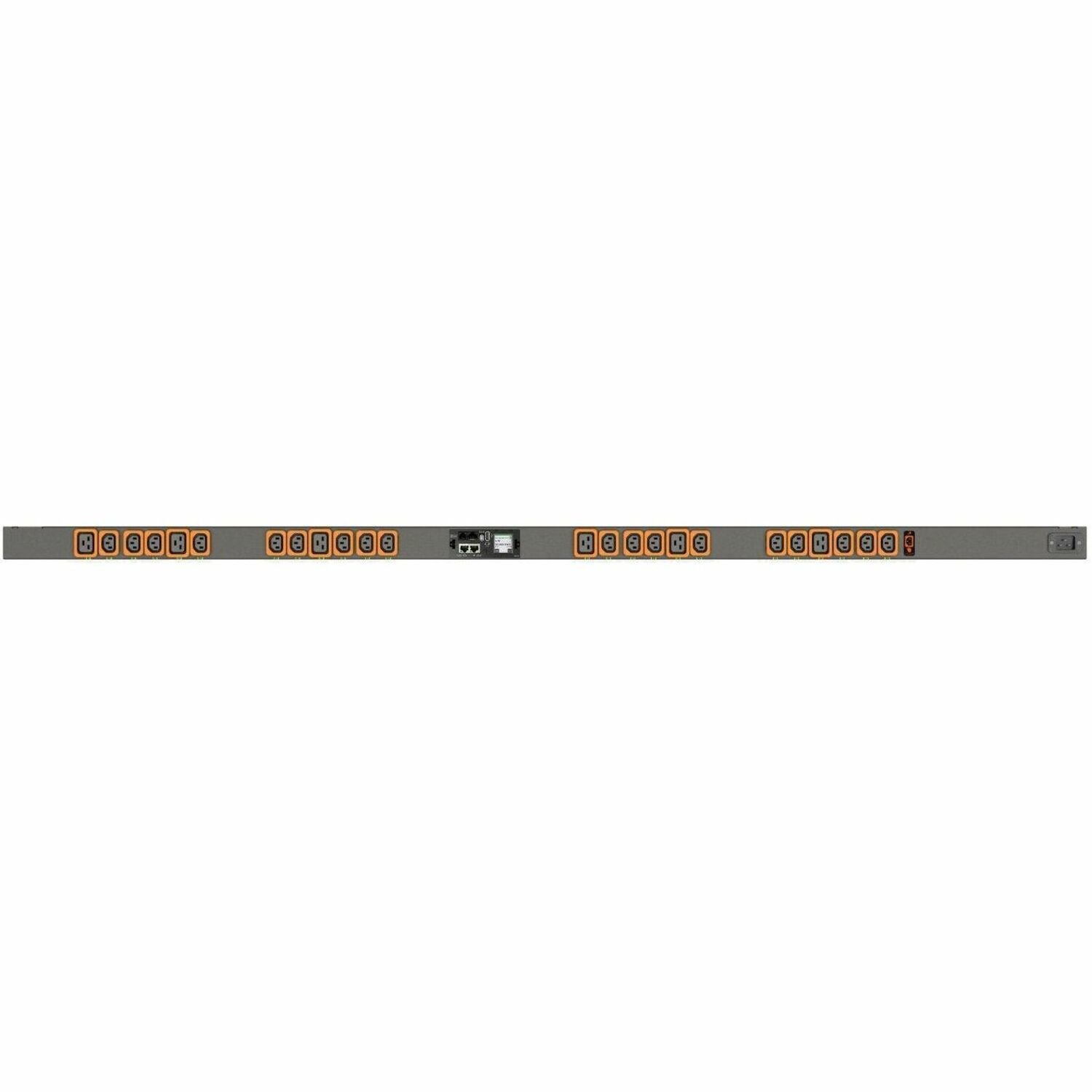 Vertiv Geist Monitored RPDU with Next-Gen IMD| 16A or 20A | 100-240V | 18 U-Lock C13, 6 U-Lock C19 outlets | 1P+N+E (IP44) | 1.9kW (120V), 3.3kW (208V), 3.6kW (230V) | VP7U20A2