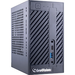 GeoVision GV-Mini UVS-NRLT256-0000 Desktop Computer - Intel Core i3 - 8 GB - Mini PC - Black