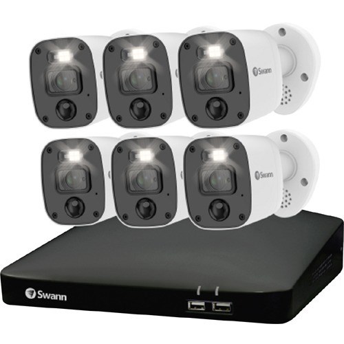 Swann Enforcer 8 Megapixel 8 Channel Night Vision Wired Video Surveillance System 2 TB HDD