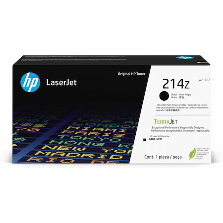 HP 214Z Original Laser Toner Cartridge - Black - 1 Each