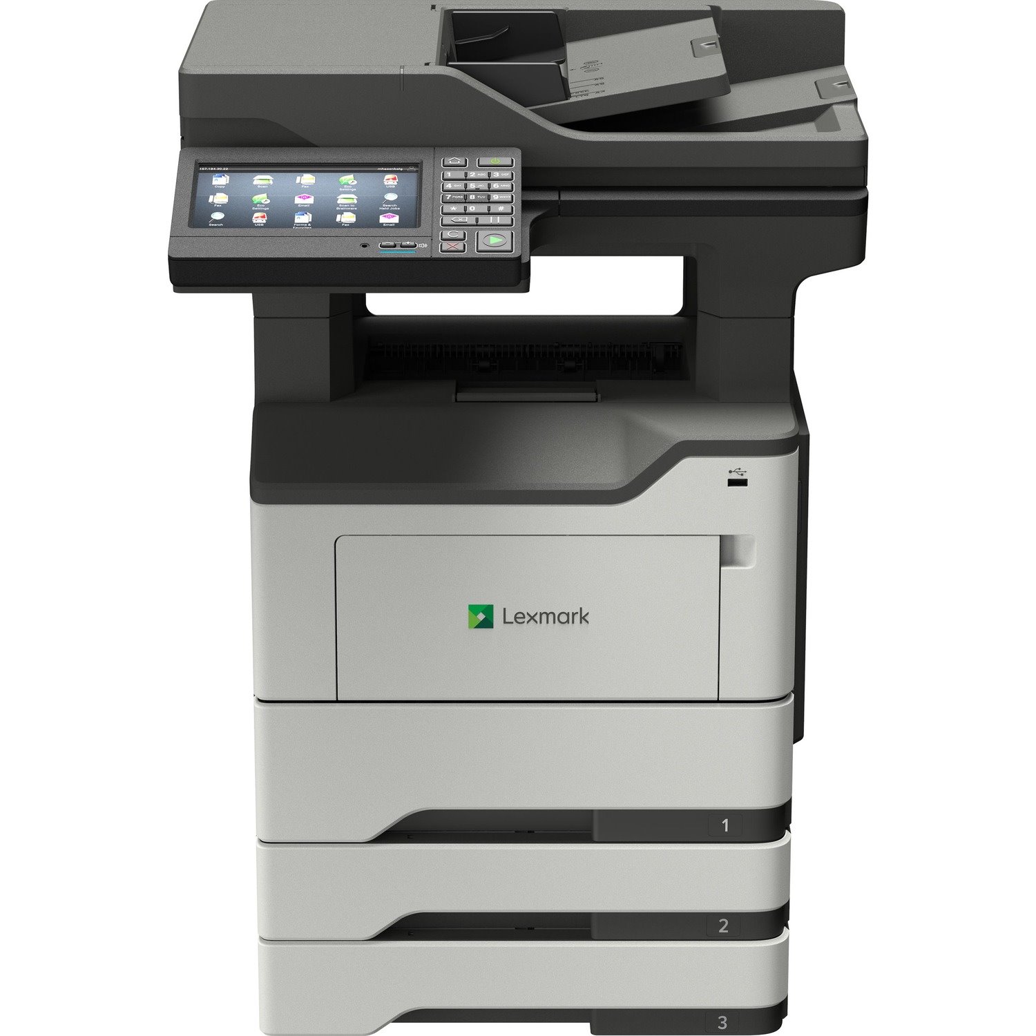 Lexmark MX622adhe Laser Multifunction Printer - Monochrome