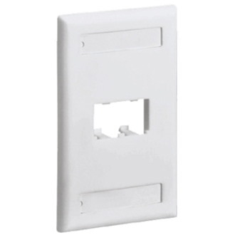 PANDUIT 2 Socket Mini-Com Classic Faceplate