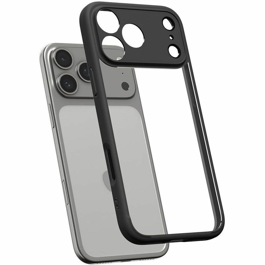 Spigen Ultra Hybrid Case voor Apple iPhone 17 Pro Max Smartphone - Mat zwart