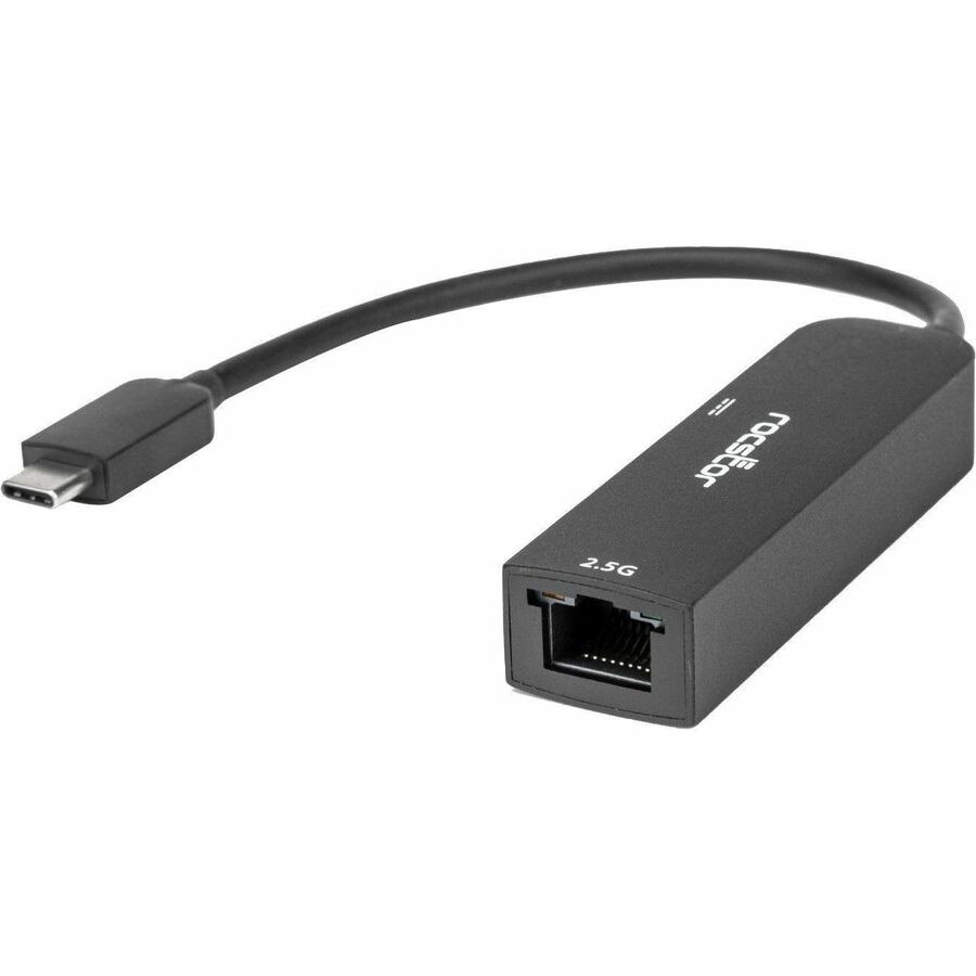 Rocstor Premium USB-C to 2.5 Gb Ethernet with USB-C 100W Power Delivery PD 3.0 Adapter