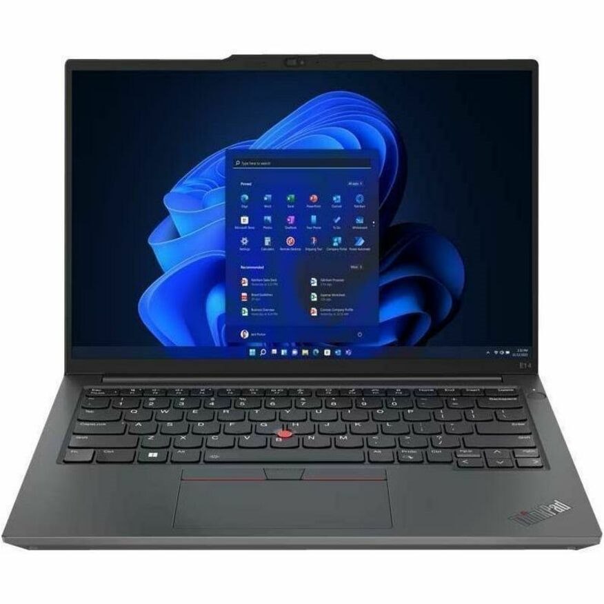Lenovo ThinkPad E14 Gen 5 21JK00J5UK 35.6 cm (14") Notebook - WUXGA - Intel Core i5 13th Gen i5-13420H - 8 GB - 256 GB SSD - English (UK) Keyboard - Graphite Black