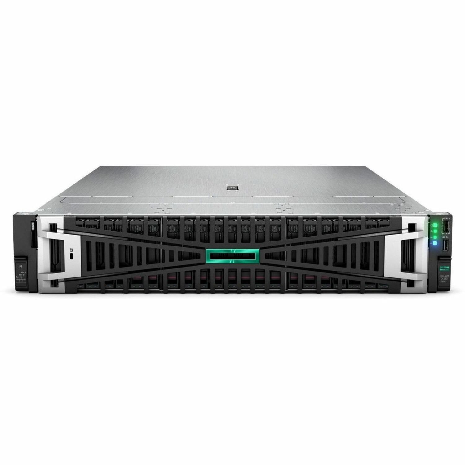 HPE ProLiant DL385 G11 2U Rack Server - 1 x AMD EPYC 9115 2.60 GHz - 256 GB RAM - 960 GB SSD - (2 x 480GB) SSD Configuration - Serial ATA/600, 12Gb/s SAS Controller