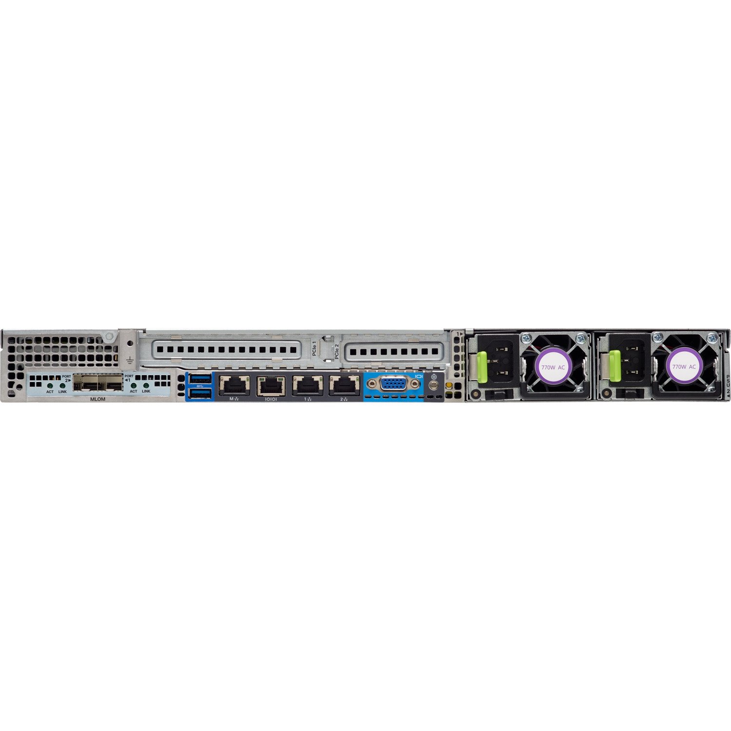 Cisco HyperFlex HX220c M4 1U Rack Server - 2 Xeon E5-2630 v3 2.40 GHz - 128 GB RAM - 12Gb/s SAS Controller
