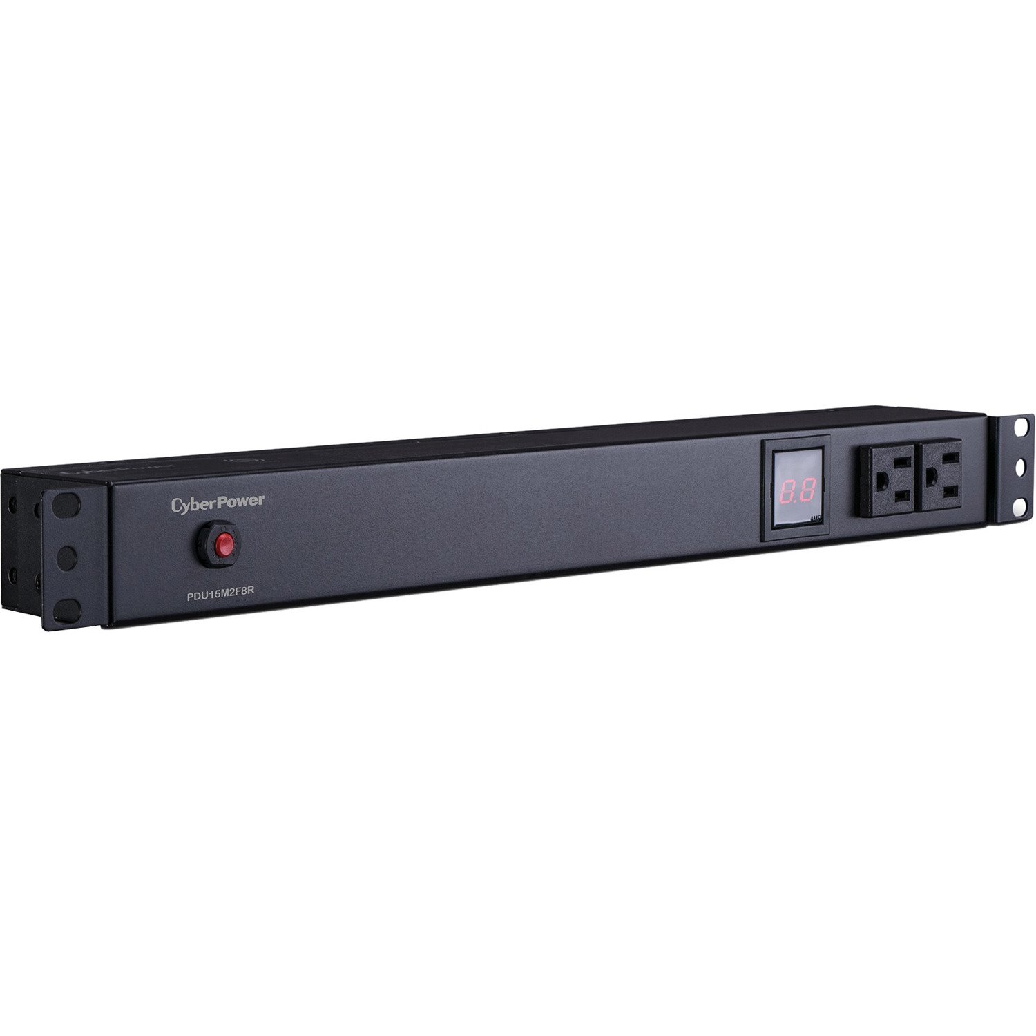 CyberPower PDU15M2F8R Single Phase 100 - 125 VAC 15A Metered PDU