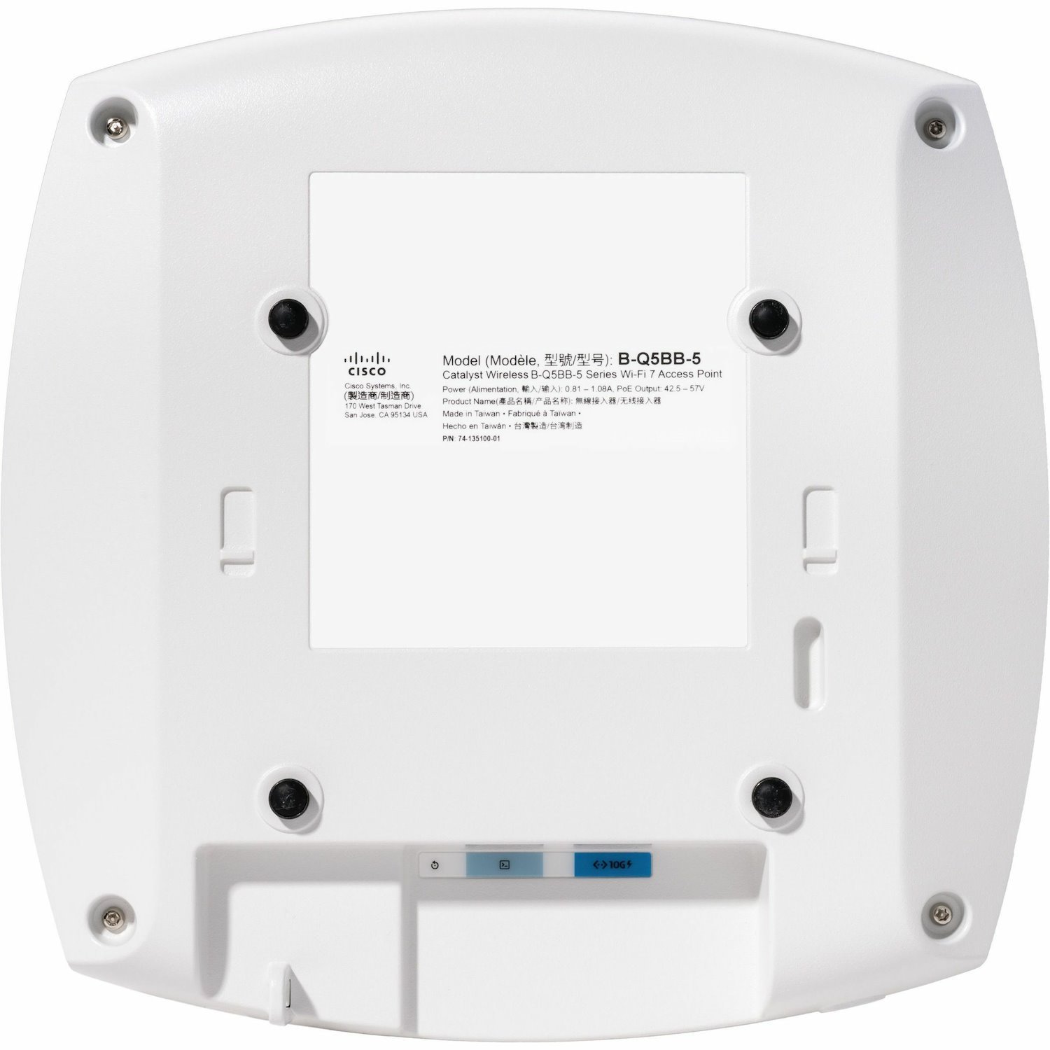 Cisco CW9176I Tri Band IEEE 802.11a/b/g/n/ac/ax/be/d/h/i 23 Gbit/s Wireless Access Point - Indoor