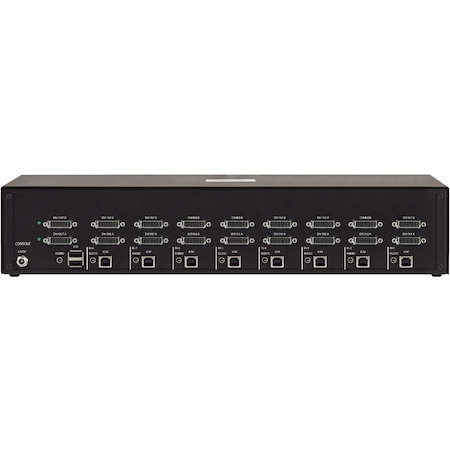 Black Box KVM Switch, NIAP 4.0 Certified - 8-Port, Dual-Monitor, DVI-I