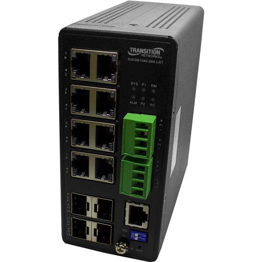 Transition Networks Managed Hardened Gigabit Ethernet Switch