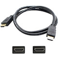 AddOn 5-Pack of 6ft Apple Computer® MC838ZM/B Compatible HDMI 1.4 Male to HDMI 1.4 Male Black Cables Which Supports Ethernet Channel For Resolution Up to 4096x2160 (DCI 4K)