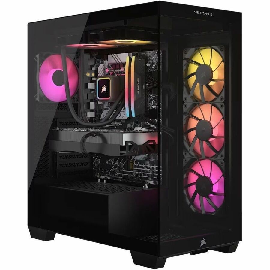 VENGEANCE a7500 Gaming PC: AMD Ryzen 7 9800X3D, GeForce RTX 5070 Ti, 32GB DDR5, 1TB M.2 SSD, Win11 Home