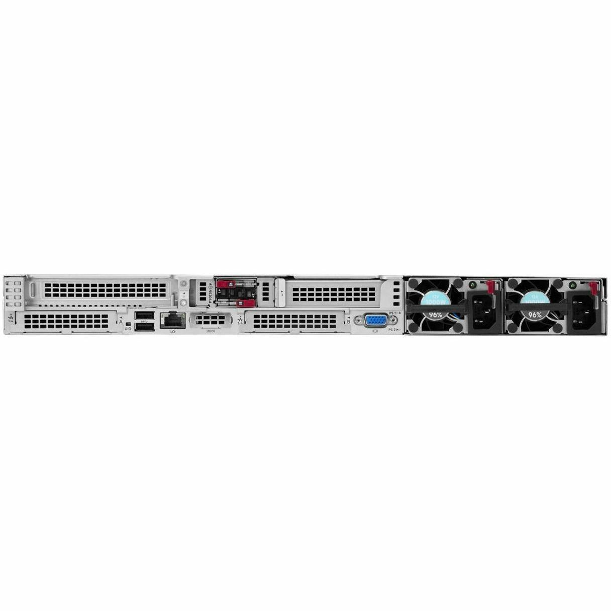 HPE ProLiant DL360 Gen11 1U Rack Server - 1 x Intel Xeon 6517P 3.20 GHz - 64 GB RAM - Serial ATA/600, 12Gb/s SAS, NVMe Controller