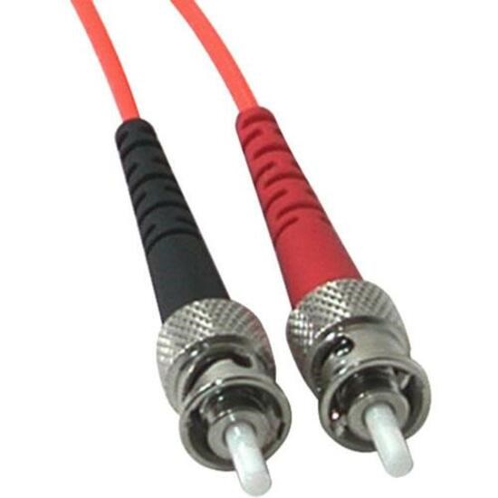 C2G 1m LC-ST 62.5/125 Duplex Multimode OM1 Fiber Cable - Orange - 3ft