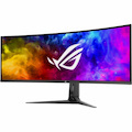 Asus ROG Swift PG49WCD 49" Class Dual Quad HD (DQHD) Curved Screen Gaming OLED Monitor - 32:9 - Black