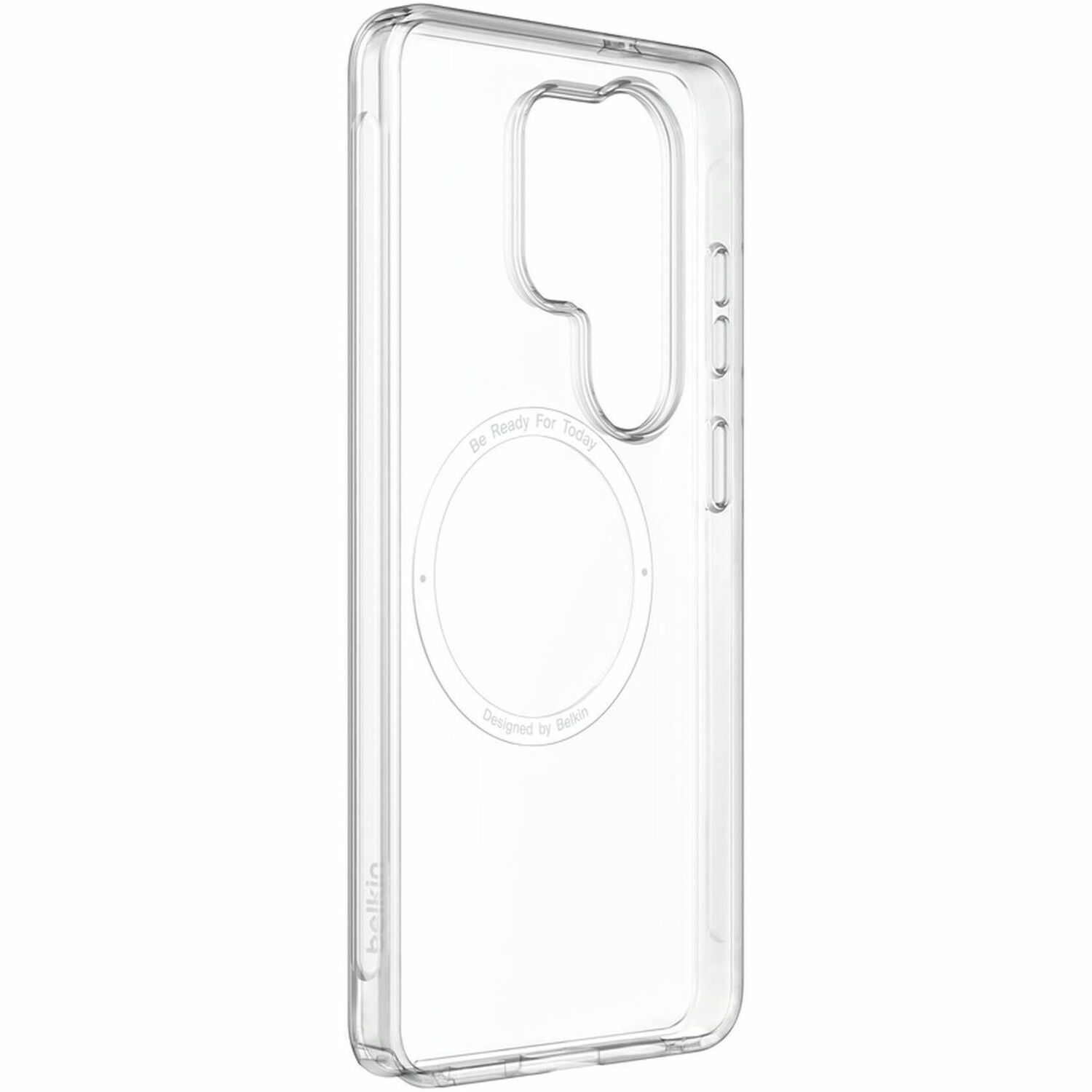 Belkin SheerForce Case for Samsung Galaxy S26 Ultra Smartphone - Grippy Side Grooves, Textured Buttons - Clear