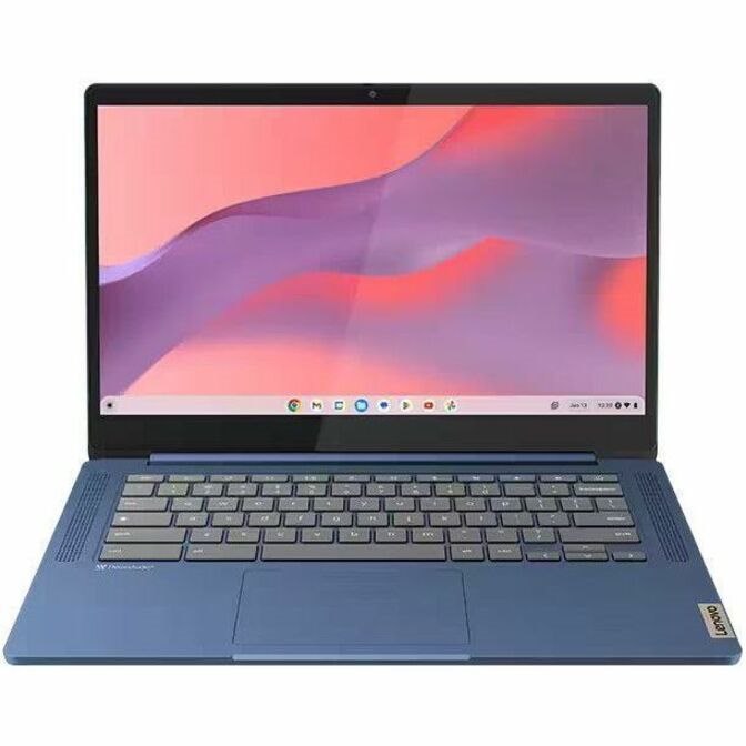 Lenovo IdeaPad Slim 3 Chrome 14M868 82XJ001AUK 35.6 cm (14") Chromebook - Full HD - Octa-core (ARM Cortex A76 + Cortex A55) - 4 GB - 64 GB Flash Memory - English (UK) Keyboard - Abyss Blue