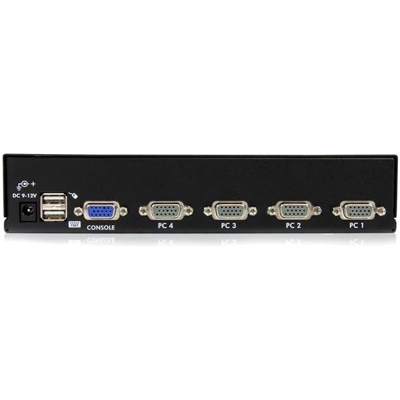 STARTECH 4 PORT 1U RACKMOUNT USB KVM SWITCH WITH OSD - TAA