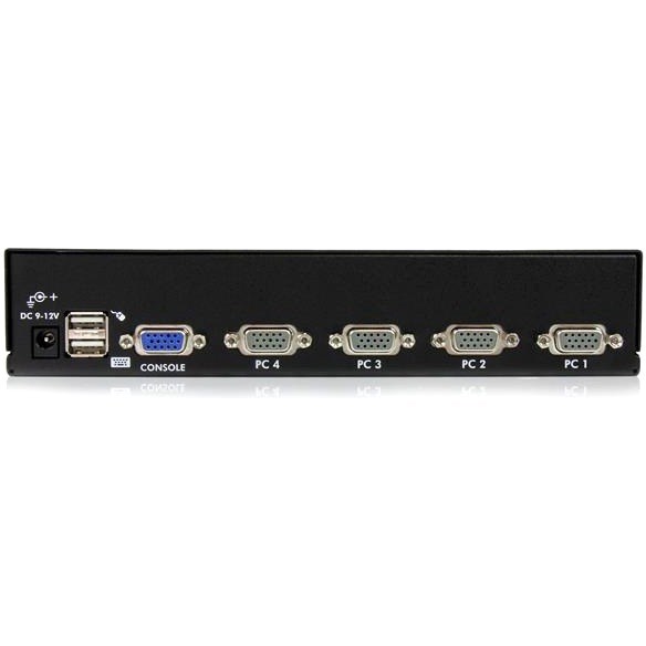 StarTech.com 4 Port 1U Rackmount USB KVM Switch with OSD