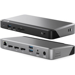Alogic Universal Dock Triple Display Screen 4K docking station with 100W power delivery PD DP Alt Mode USB-C and USB-A devices