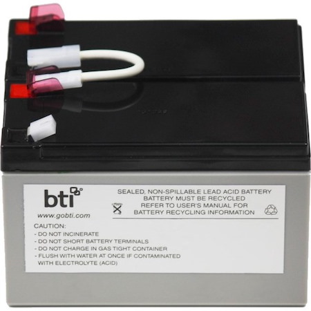 BTI APCRBC109-SLA109 SEALED LEAD ACID BATTERY FOR APC RBC109 - 2yr Warranty - BR1200LCDI, BR1300LCD, BR1500LCD, BX1300LCD, BX1300LCD-CN, BX1500LCD