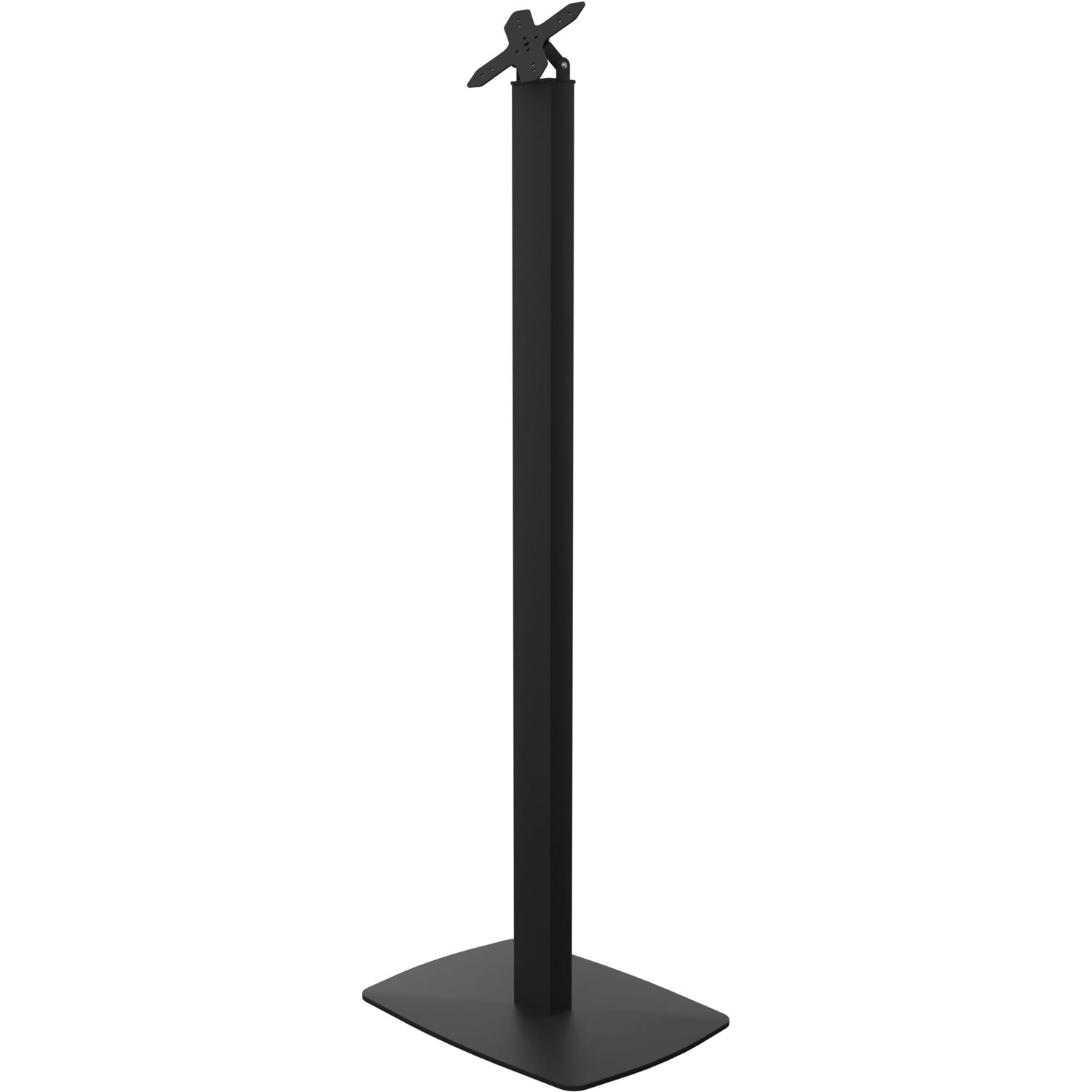 CTA Digital Premium Thin Profile Floor stand with VESA plate and Base (Black)