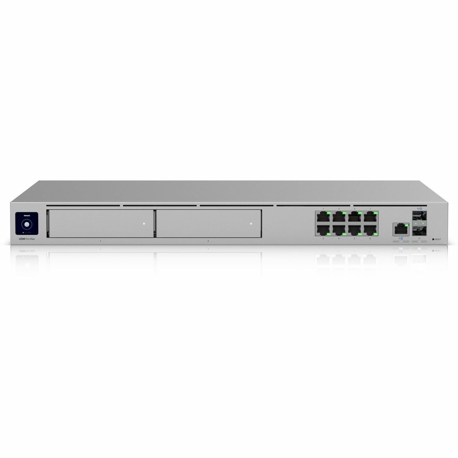 Ubiquiti Dream Machine Pro Max, Professional-Grade, Rack-Mount Cloud Gateway,10 GBPS Multi-WAN Load Balancing, 2 NVR Drive Bays Design, Incl 2Yr Warr