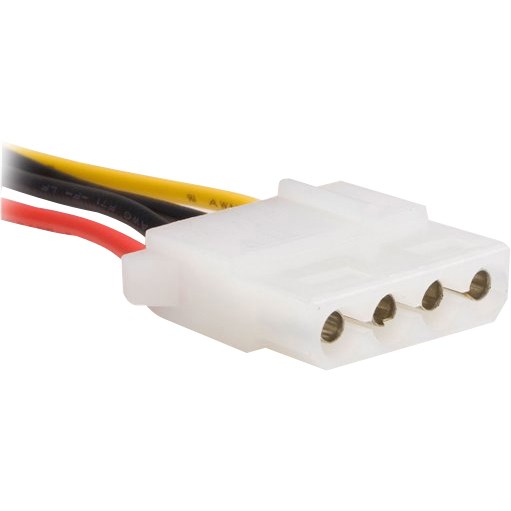 StarTech.com Serial ATA 15 Pin to LP4 Power Cable Adapter w/ 2 Extra LP4