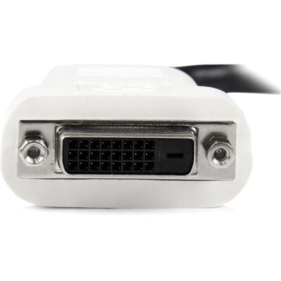 StarTech.com DisplayPort to DVI Adapter, DisplayPort to DVI-D Adapter/Video Converter 1080p, DP 1.2 to DVI Monitor, Latching DP Connector