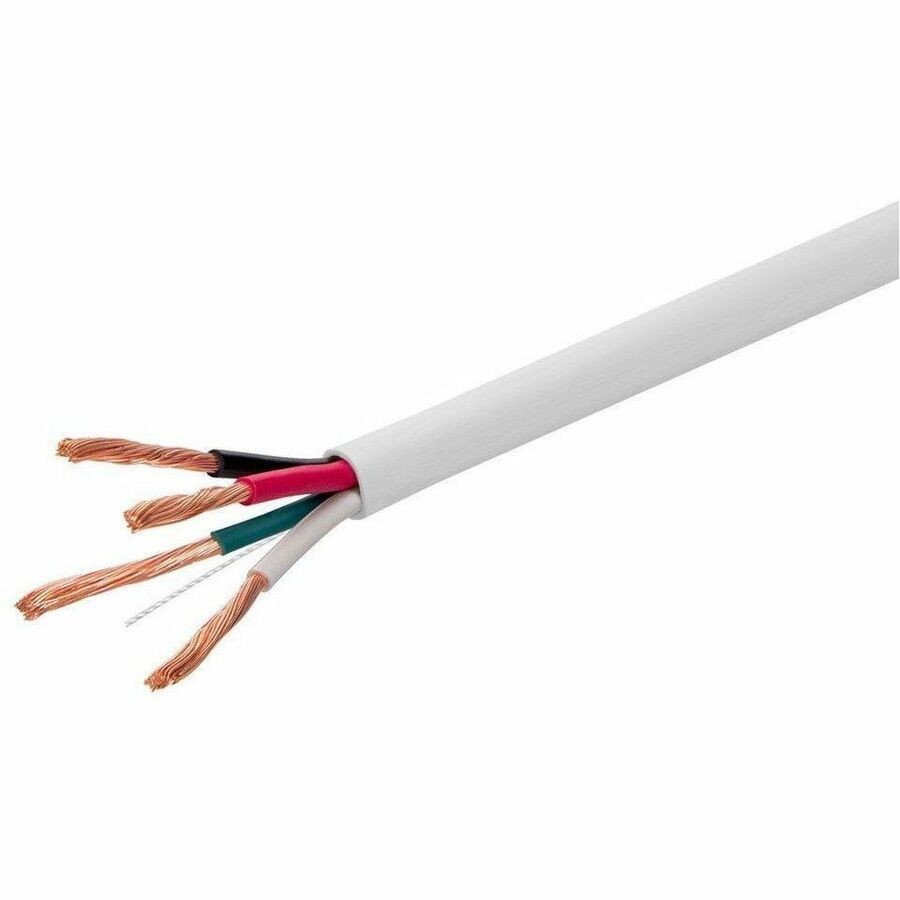 Monoprice Access Series 14Awg CL3 Rated 4-Conductor Speaker Wire 250FT White