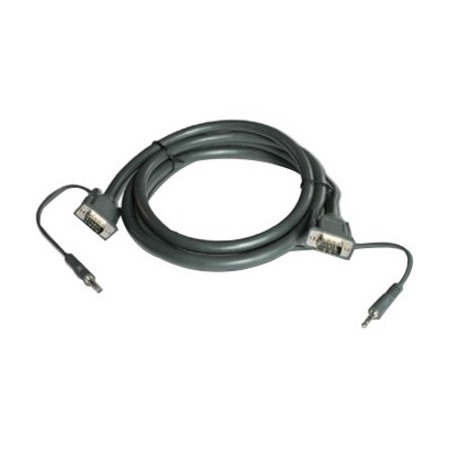 Kramer 15-pin HD (M) to 15-pin HD (M) & 3.5mm Stereo Audio Cable