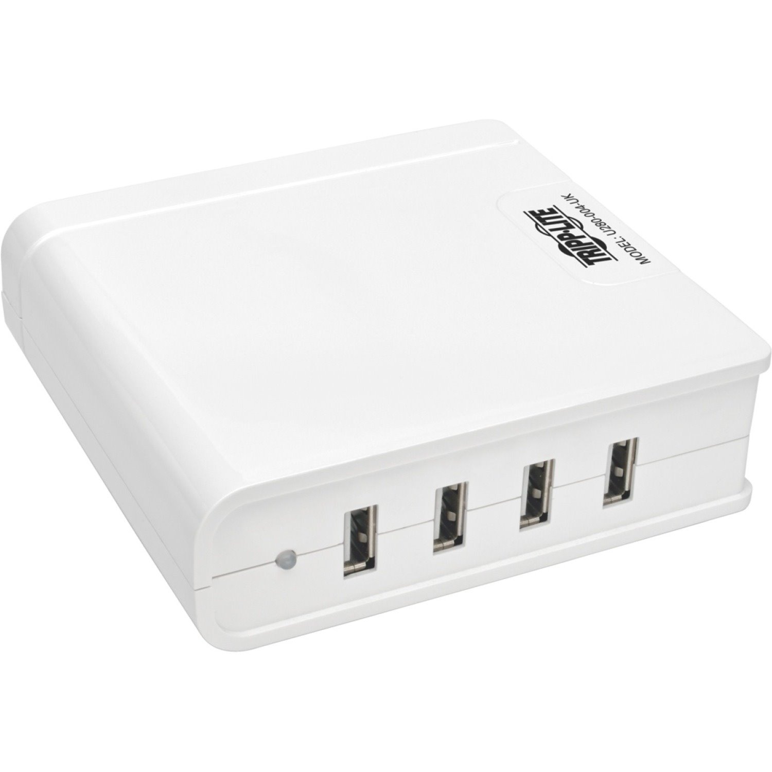 Eaton Tripp Lite Series 4-Port USB Charging Station, 5V 6A/30W USB Charger Output, UK Version