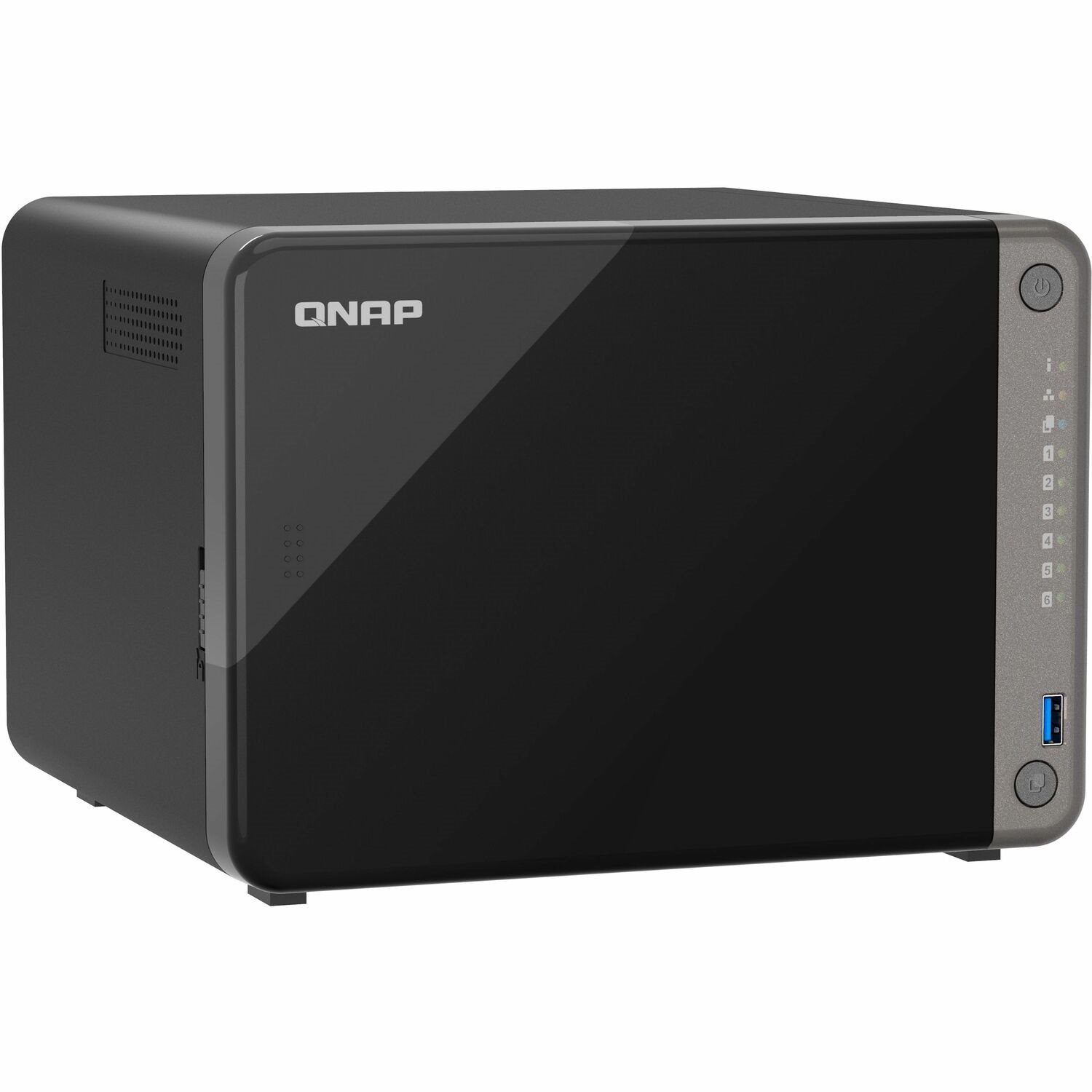 QNAP TS-AI642-8G 6 x Total Bays SAN/NAS Storage System - 4 GB Flash Memory Capacity - ARM Cortex A76 Quad-core (4 Core) 2.20 GHz - 8 GB RAM - DDR4 SDRAM Tower