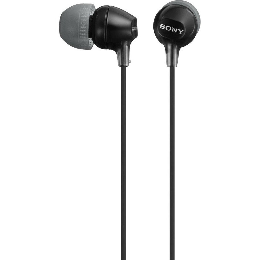 Sony MDR-EX15AP/B Wired Earbud Stereo Earset - Black