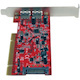 StarTech.com 2 Port PCI SuperSpeed USB 3.0 Adapter Card with SATA Power - 5Gbps