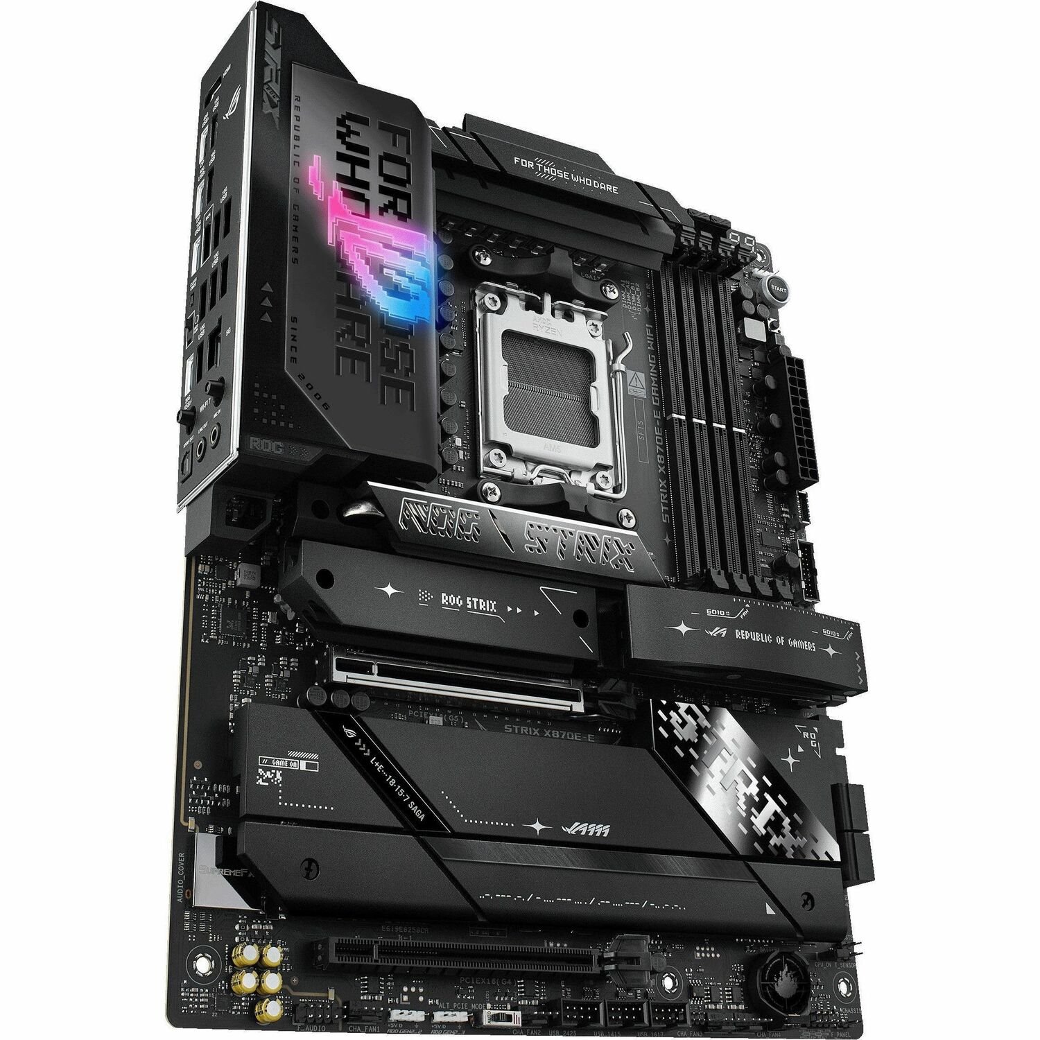 Asus ROG Strix X870E-E GAMING WIFI Gaming Desktop Motherboard - AMD X870E Chipset - Socket AM5 - ATX