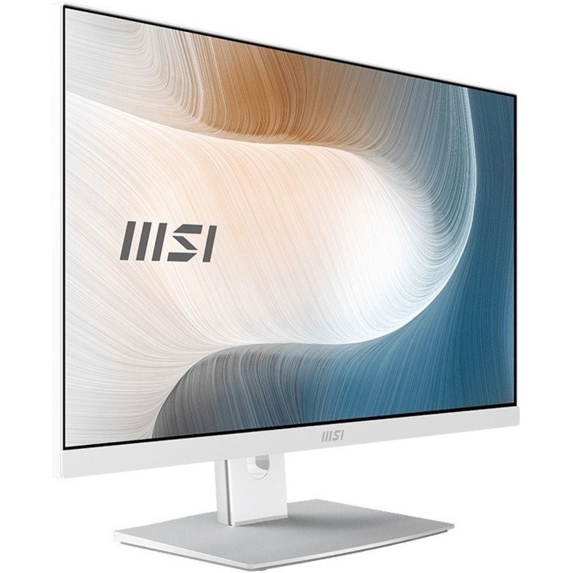 MSI Modern AM241TP 11M AM241TP 11M-291US All-in-One Computer - Intel Core i7 11th Gen i7-1165G7 - 16 GB - 512 GB SSD - 23.8" Full HD Touchscreen - Desktop - White