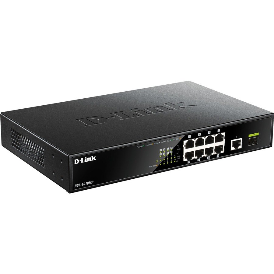 D-Link 10-Port Gigabit Rackmount PoE Switch