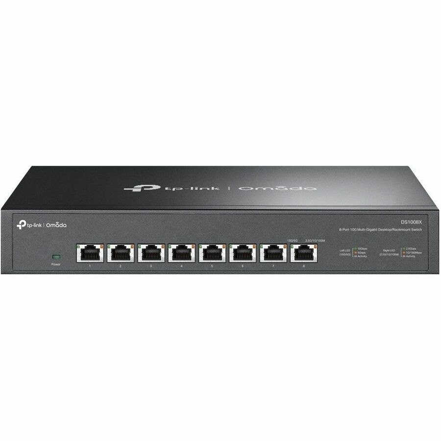 TP-Link DS1008X Omada 8-Port 10G Unmanaged Desktop/Rackmount Switch